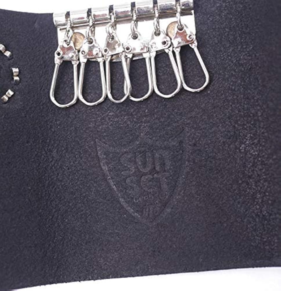 HTC キーホルダー ブラックレザー 正規取扱店 HTC(Hollywood Trading Company) N&J Ring Key